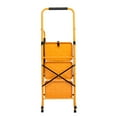 thumbnail image 5 of IVV 3 Step Ladder with Handrails, 330lbs Folding Step Stool, w/ Non-Slip Side Armrests Large Pedal Area, Suitable for Home Office, 5 of 10