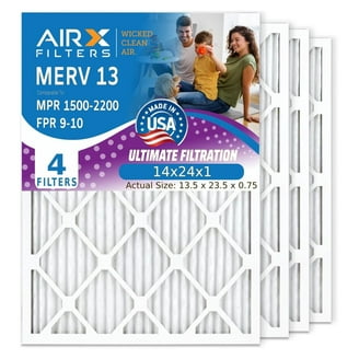 Aerostar MERV 11 Pleated Air Filters - 16x21x1 Inch, 12 Pack (Fits Carrier/Bryant)