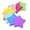 Multicolour2, variant on SIfdSeng Get it Fast Colorful Shaped Sticky Notes Memo Pads for School Bookmarks Planner Journal