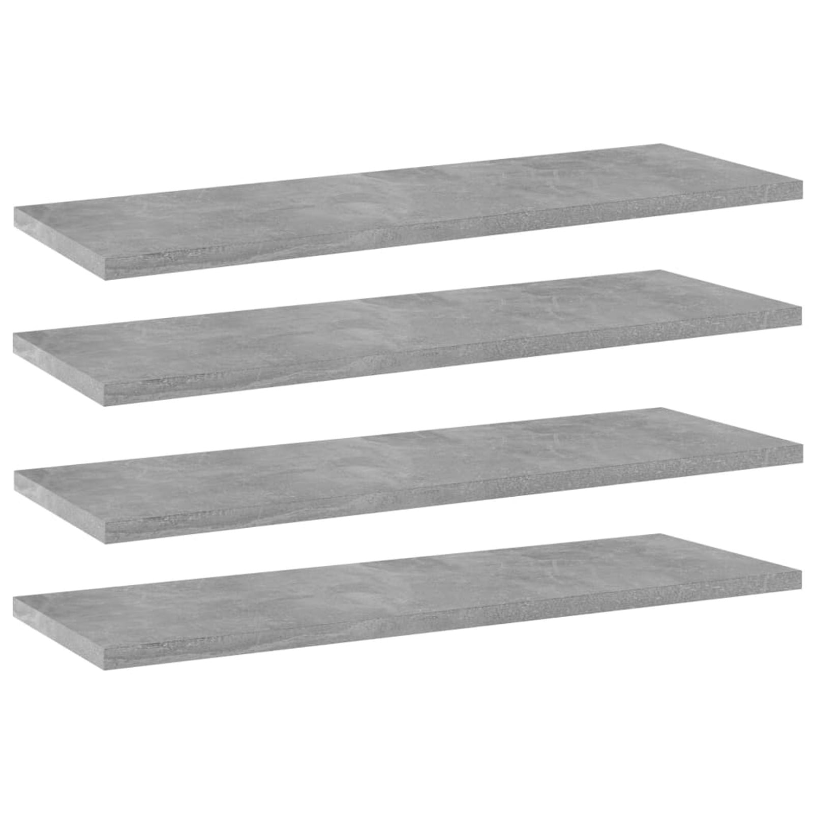 moobody 4 Piece Bookshelf Boards, Engineered Wood Replacement Panels
