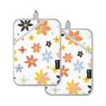 thumbnail image 7 of Yayeee Pot Holders Kitchen Heat Resistant with Pocket 7"x9.8" Cotton Oven Cooking Hot Pads, Colorful Retro Floral, 7 of 7