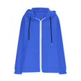thumbnail image 4 of Rain Jacket Women Waterproof with Hood Lightweight Trench Windbreaker Jacket Women Travel Camping Outdoor Rainoat with Pocket, 4 of 7