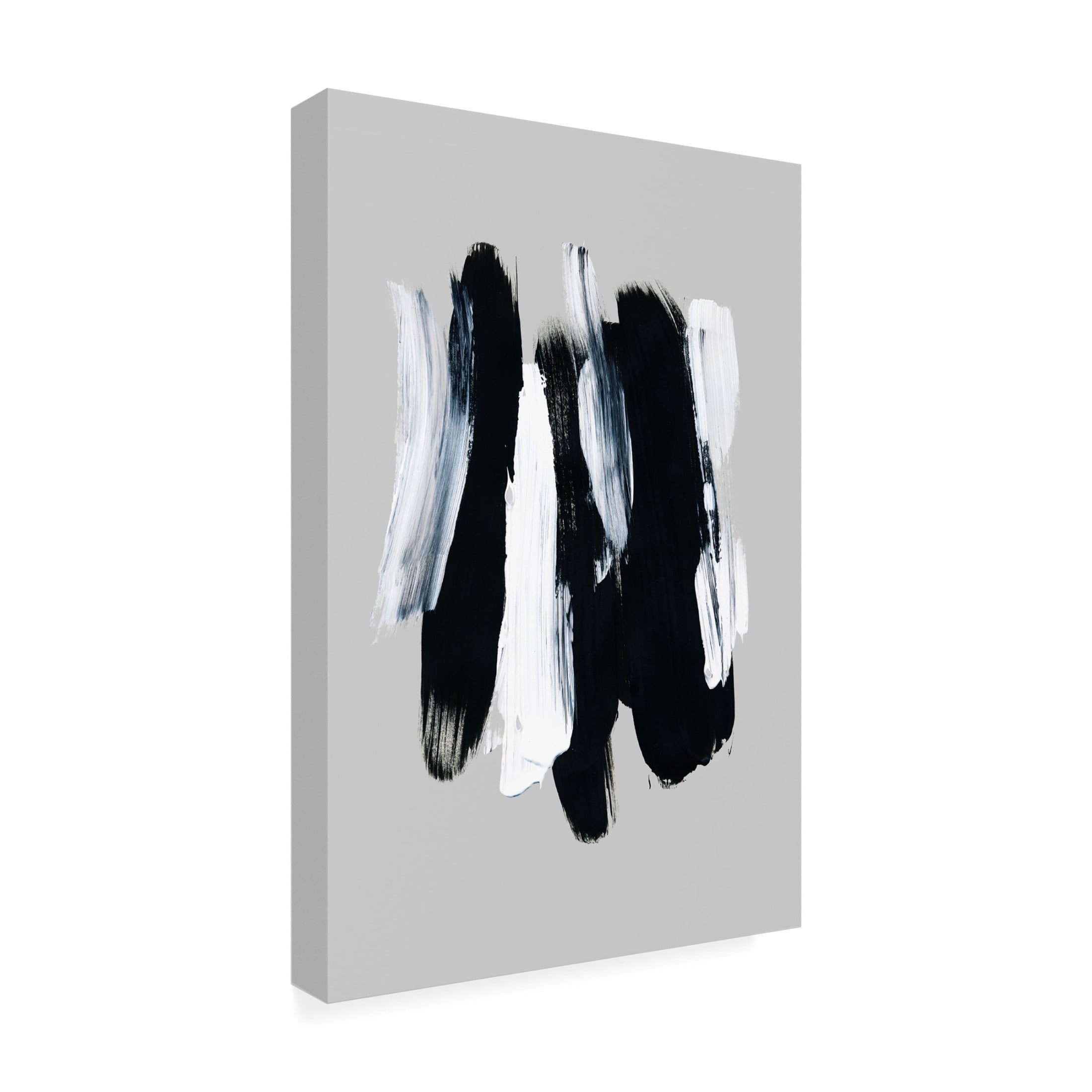 Trademark Fine Art Mareike Bohmer  Abstract Brush Strokes 12 Canvas Wall Art