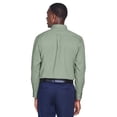 thumbnail image 2 of Harriton Easy Blend Long-Sleeve Twill Shirt with Stain-Release (M500) Dill, 5XL, 2 of 3