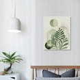 thumbnail image 3 of EastSmooth Sage Green Boho Wall Art , Minimalist Framed Wall Art Geometric Line Leaf Sun Moon Beige Green Canvas Artwork Paintings, Abstract Botanical Boho Room Decor, Office,, 3 of 4