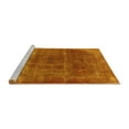 thumbnail image 2 of Ahgly Company Machine Washable Indoor Rectangle Oriental Yellow Industrial Area Rugs, 5' x 7', 2 of 4