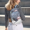 thumbnail image 7 of Balery Watercolor Winter Landscape For Christmas Vintage Canvas Backpack for Men and Women - Large Capacity, Durable Travel Laptop Bag for School, Work, Hiking, and Outdoor Activities, 7 of 7
