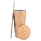 thumbnail image 2 of Vaso Plástico Grande Ambient 21 con Relieve Estilo Diamante 600 ml Dorado, 2 of 3