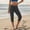 Dark Gray, variant on Women's Elastic Waist Jogger Capri Pants, Loose Breathable with Pockets, 7/8 Cropped Trousers for Yoga Outdoor Workout Black L