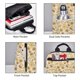 thumbnail image 3 of Balery Honey Honeycomb Mochila Ligera para Hombres y Mujeres – Resistente y Impermeable, Ideal para la Escuela, el Trabajo, los Viajes y el Uso Diario, 3 of 7