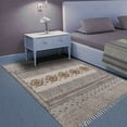 thumbnail image 2 of Casavani Geometric Custom Size Rectangle Rug,Beige 5x8 ft, 2 of 6