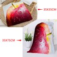 thumbnail image 3 of Nuevas toallas de fruta roja de manzana, tamaño 35 x 35 cm, 35 x 75 cm, toallas cuadradas y rectangulares, impresión de tela de toalla de algodón, logotipo personalizado, 3 of 5