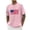 Pink, variant on Nmnitkp T-Shirts for Men Causal Round Neck Short Sleeve True Classic Tees Men Plus Size Tops for Men Size S-5XL