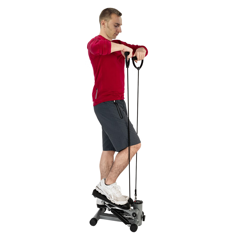FERSWE Steppers for Exercise, Mini Stepper Machine with Resistance