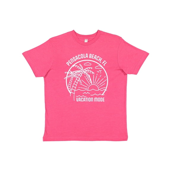 Inktastic Summer Vacation Mode Pensacola Beach Florida Youth T-Shirt