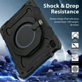 thumbnail image 4 of Case for iPad 10th Generation 10.9 inch for Kids Women Men with Screen Protector,360 Kickstand & Handle,Shoulder Strap,Heavy Duty Military Grade Shockproof iPad Case 10th Generation, 4 of 8