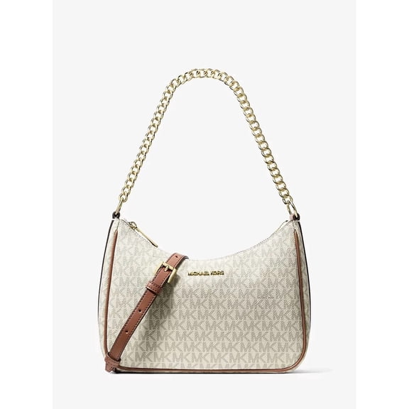 Jet Set Signature Logo Convertible Crossbody Bag Small