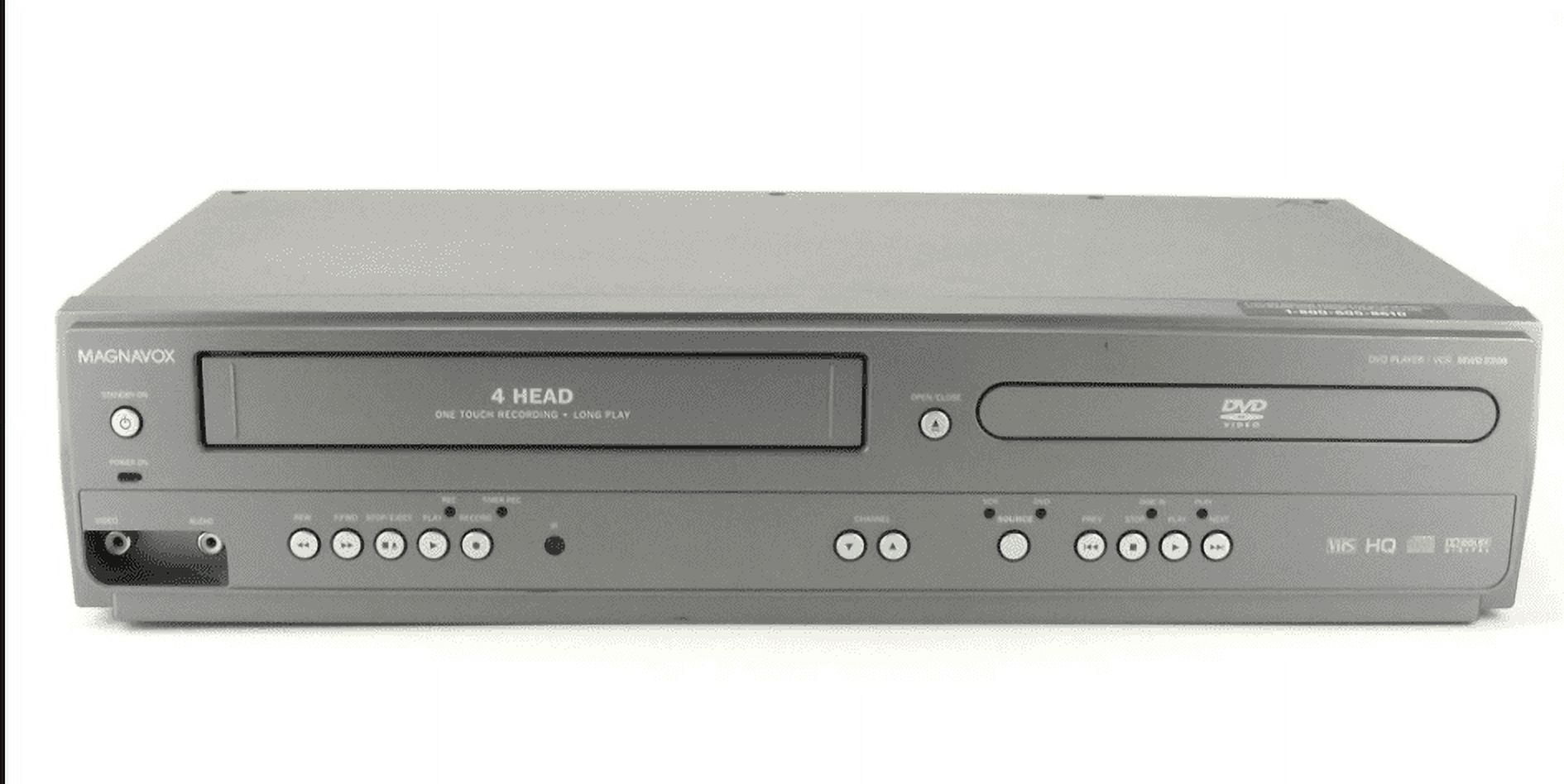 Magnavox MWD2206 DVD VCR VHS Combo Player - w/ Original Remote, Manual, A/V Cables & HDMI Converter