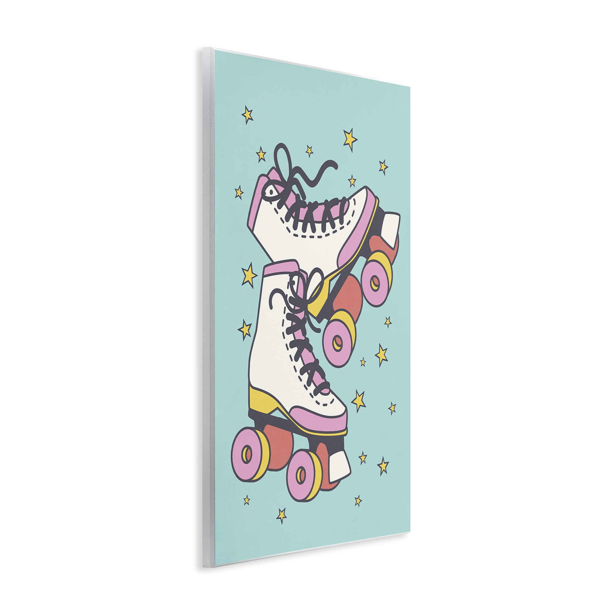 Stupell Industries Vintage Roller Skates Novelty & Humor Painting Unframed Art Print Wall Art, 13 x 19
