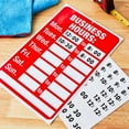 thumbnail image 6 of Pen+Gear Business Operating Hours Sign, 8"x12" - Complete with Numbers,  Red & White, 6 of 9