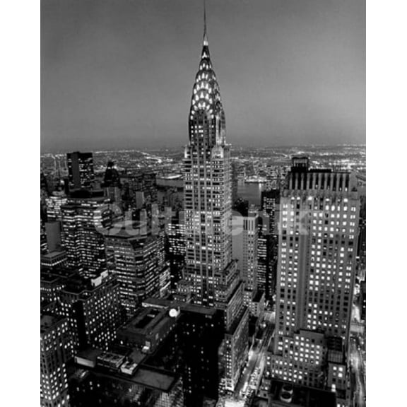 New York Chrysler Building Poster (20 X 16)