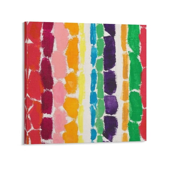 Painter Alma Thomas Color School Posters Art (15) Canvas Wall Art Picture Prints Hanging Photo Gift Decor Home Artworks 24x24inch(60x60cm)