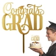 thumbnail image 2 of Congrats Grad Cake Topper, Clearance, Class of 2026 Themed Graduation Party Decorations for University College High School Celebration Party Supplies(E), 2 of 9