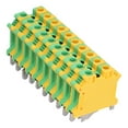 thumbnail image 4 of Terminal de Mise à la Terre, 50pcs DIN Rail Mount DIN Rail Mount Terminal Ignifuge Terminal au Sol Qualité Inégalée, 4 of 8