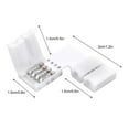 thumbnail image 1 of LED Strip Connector Kit For 5050 10mm 4Pin Includes 8 Types Of LED Strip Fitting, 1 of 7