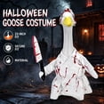 thumbnail image 4 of Halloween Nurse Goose Outfit for 23 Inch Lawn Goose Statue, Spooky Porch Goose Costume, Fabric Dress for Yard, Lawn, Garden and Patio Decor, 4 of 8