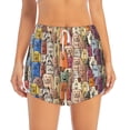 thumbnail image 4 of Lsque Funny Dogs Family Printed Women's Running Shorts with Liner Pockets,Elastic Quick Dry Workout Athletic Gym Yoga Shorts,Womens High Waist Shorts-XX-Large, 4 of 9