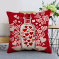 thumbnail image 1 of TUWABEII Regalos de San Valentín Funda de almohada para amantes Sofá Sala de estar Dormitorio Decoración Funda de almohada Funda de cojín Regalos para mujeres, 1 of 6