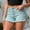Sky Blue, variant on Women's Summer High Waisted Stretch Denim Shorts Pants Casual Denim Shorts Retro Solid Color High Waisted Denim Shorts