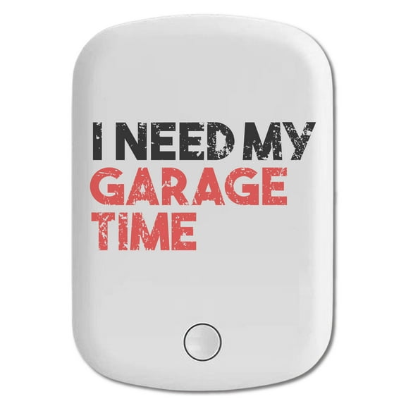 DistinctInk Magnetic Battery Pack, 5000 mAh Wireless Portable Charger with USB-C Cable, Compatible with MagSafe iPhone 14 / 13 / 12 Series - I Need My Garage Time