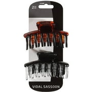 Angle View: Vidal Sassoon Two Tone Claw Hair Clips Large, 2 count