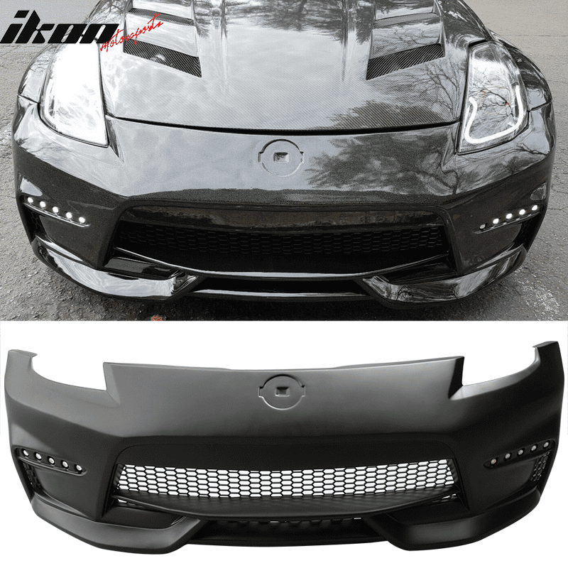 Compatible with 03-08 Nissan 350z Front Bumper NIS Style Unpainted PP ...