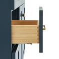 thumbnail image 3 of Ariel Hamlet 36 In. Right Offset Single Sink Base Cabinet In Midnight Blue, 3 of 9