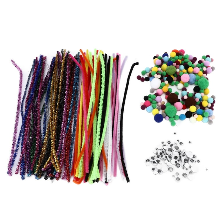 Craft Supplies Bulk, Various Colors Chenille Stems Set For DIY Art Crafts  For Toys 