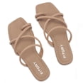 thumbnail image 1 of Sandalias Slide Fitory para mujer con punta plana, talla 7, 1 of 6