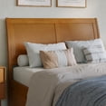 thumbnail image 3 of Portland Full Wood Foundation Bed Frame with Matching Footboard Light Toffee, 3 of 11