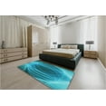 thumbnail image 4 of Ahgly Company Indoor Rectangle Patterned Dark Cyan Green Area Rugs, 4' x 6', 4 of 6