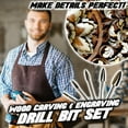 thumbnail image 4 of 5Pcs/Set Wood Carving And Engraving Drill Bit Milling Cutter Root Carving Tools for DIY Woodworking Carving, 4 of 8