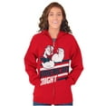 thumbnail image 3 of Popeye The Sailor Man American Might Unisex Plus Size Zip Hoodie Brisco Brands 4X, 3 of 5