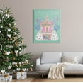 thumbnail image 2 of Stupell Industries Pink Ornate Christmas Building Graphic Art Gallery Wrapped Canvas Print Wall Art, Design by Melissa Wang, 2 of 7