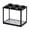 Black, variant on Giaone Clear Safe Stackable Fish Tanks 6 Clear Compartments Modern Styles Desktop Aquarium Easy to for Home