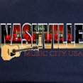 thumbnail image 2 of CafePress - Nashville Music City USA Cap - Adjustable 100% Brushed Unisex Casual Cotton Baseball Cap, Beige, 1, 2 of 2