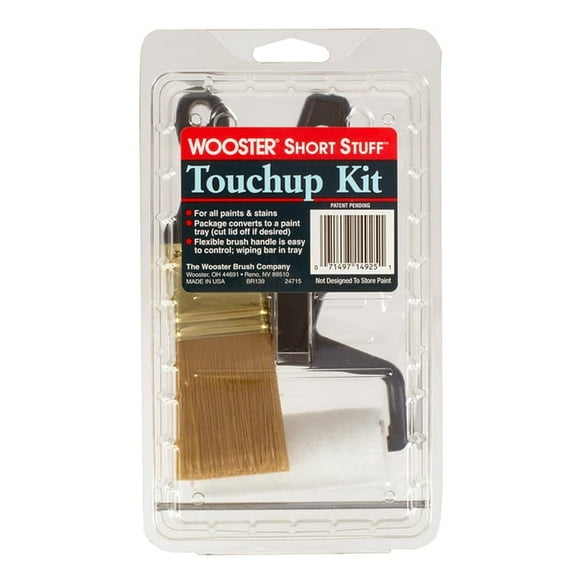 Wooster Paint Roller Kit, 3 in. L,4 Pieces BR139