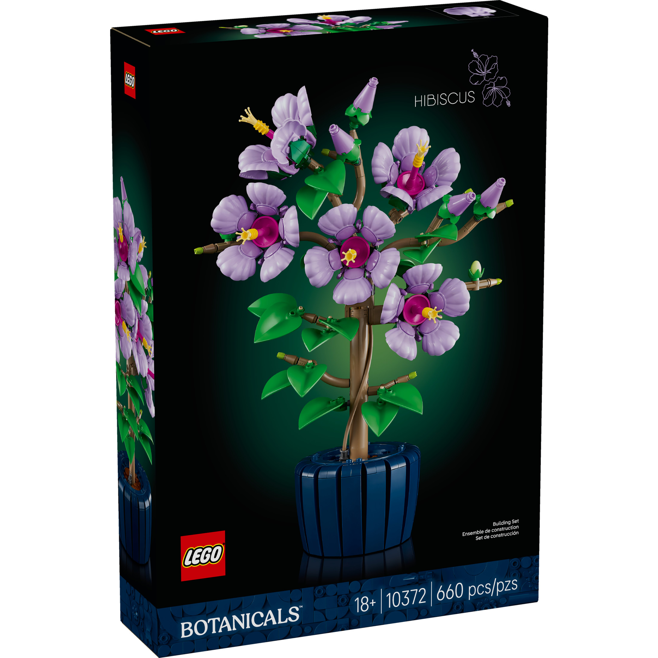 LEGO Botanicals Flor de Hibisco Set de Construcción - Bloques de Construcción de Planta y Flor Artificial para Mujeres y Hombres Mayores de 18 Años - Idea de Regalo para Decoración del Hogar u Oficina - 10372 2