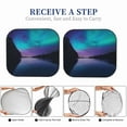 thumbnail image 3 of Yiaed Night At Lake Aurora Print Car Front Windshield Sun Shade,Foldable Anti-UV Car Sunshade for Front Window for Most Vehicles-Small, 3 of 5
