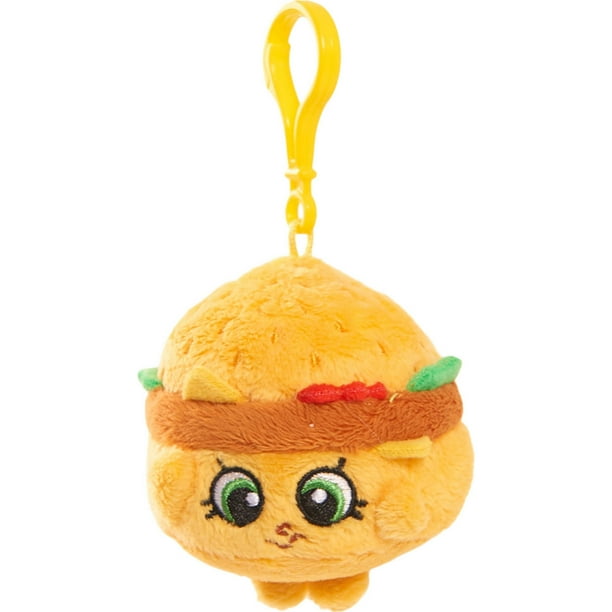 Shopkins Bean 4" Plush Clip, Cheezey B
